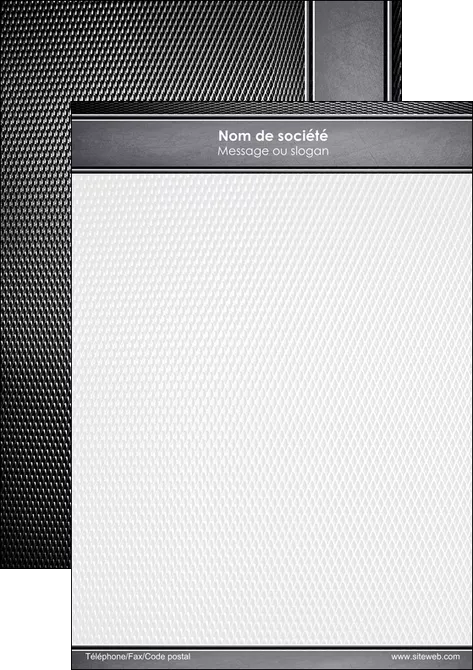 realiser affiche acier alliage aluminium MLGI12597