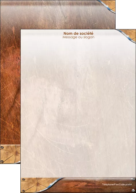 creation graphique en ligne affiche climatisation et chauffage bois wood nature MLGI13079