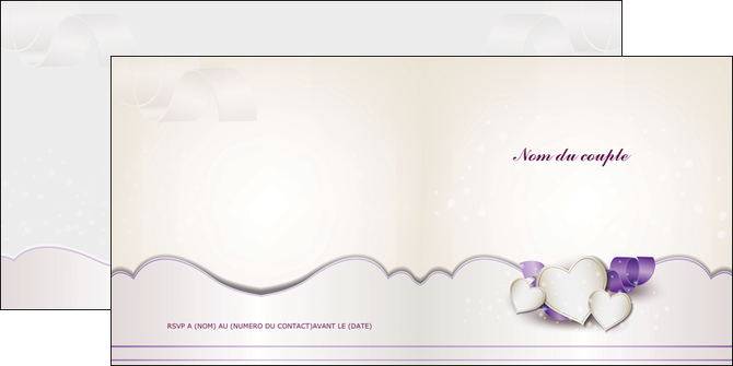 realiser depliant 2 volets  4 pages  celebration celebrer coeur MLGI13799