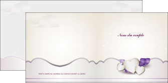 realiser depliant 2 volets  4 pages  celebration celebrer coeur MLGI13799