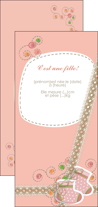 impression flyers art bouton bow MIF13879