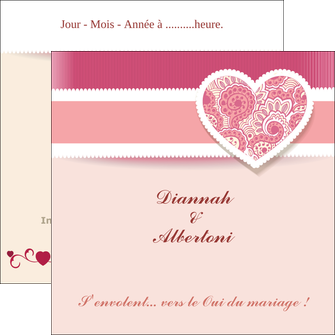 faire flyers mariage carte mariage carte  de mariage MLGI14051