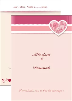 creation graphique en ligne flyers mariage carte mariage carte  de mariage MLGI14059