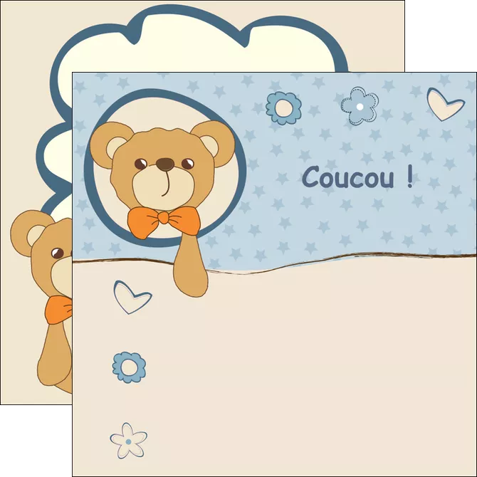 personnaliser maquette flyers dessin anime invitation MIFLU14383