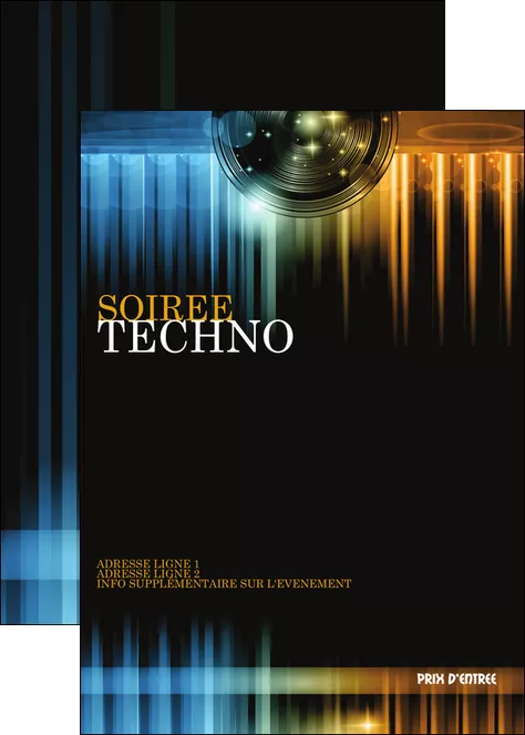 modele affiche musique abstract audio backdrop MIFBE14451