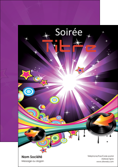 imprimerie flyers discotheque et night club abstract audio backdrop MMIF14479