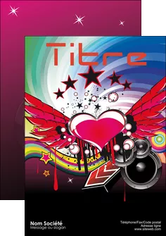 personnaliser modele de flyers musique abstract audio backdrop MLGI14493