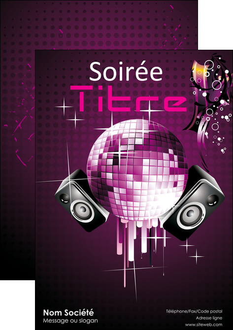 exemple affiche musique abstract audio backdrop MLGI14555