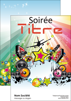 maquette en ligne a personnaliser affiche musique abstract audio backdrop MLGI14607