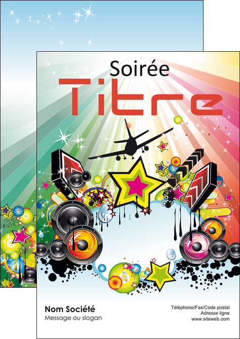 impression flyers musique abstract audio backdrop MLGI14611