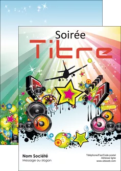 impression flyers musique abstract audio backdrop MLGI14611