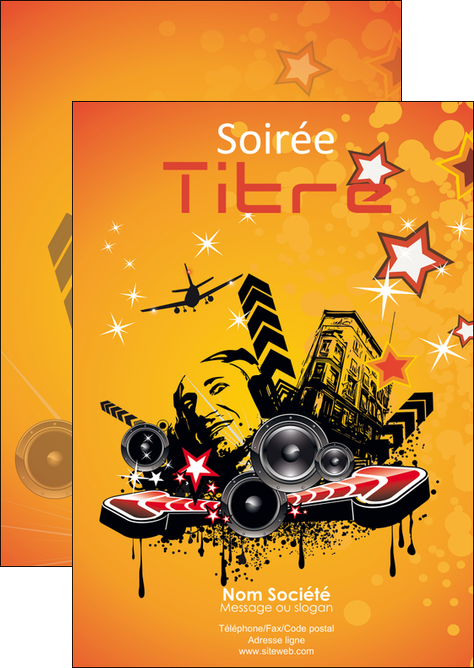 exemple flyers musique abstract audio backdrop MIF14641
