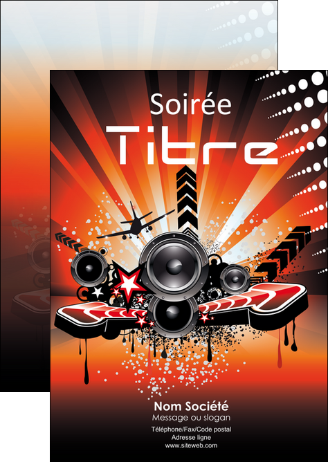 modele en ligne flyers musique abstract audio backdrop MLGI14653