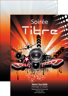 modele en ligne flyers musique abstract audio backdrop MLGI14653