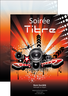 imprimerie flyers musique abstract audio backdrop MLGI14657