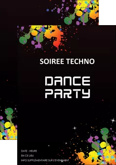 realiser flyers discotheque et night club abstract audio backdrop MLGI14663