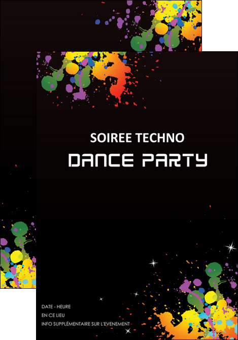 imprimerie affiche discotheque et night club abstract audio backdrop MLGI14669