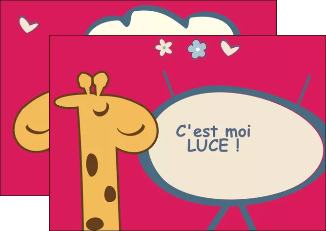 creation graphique en ligne flyers bonbon dessin anime MLIGLU14677