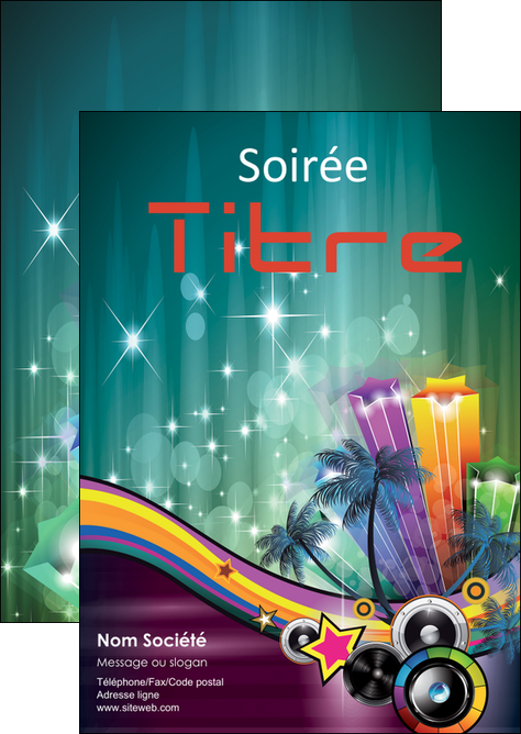 modele flyers musique abstract audio backdrop MIFBE14861