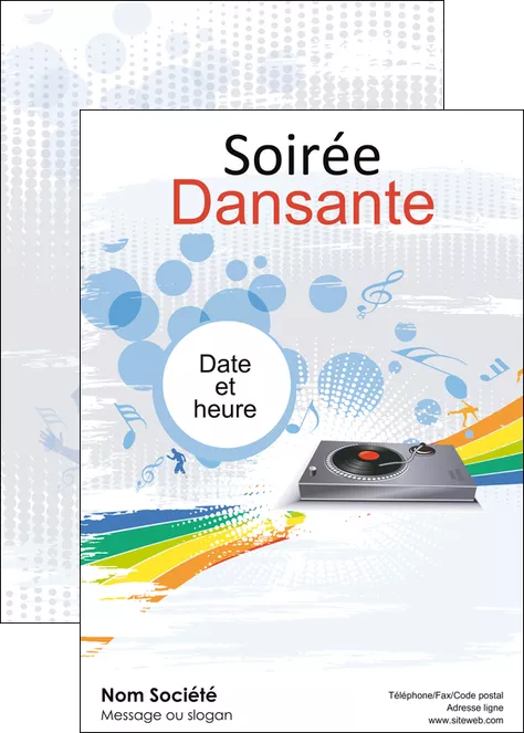 cree affiche musique abstract adore advertise MLGI14909