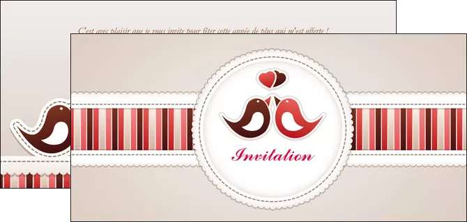 maquette en ligne a personnaliser flyers carte d anniversaire carton d invitation d anniversaire faire part d invitation anniversaire MIFCH15067