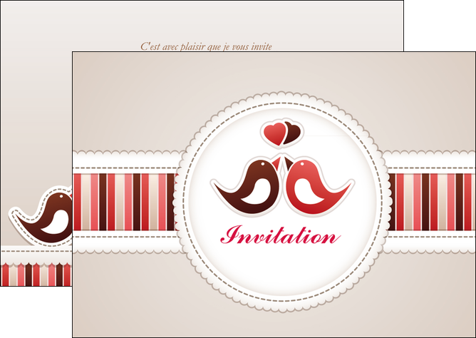 imprimerie flyers carte d anniversaire carton d invitation d anniversaire faire part d invitation anniversaire MIDCH15073