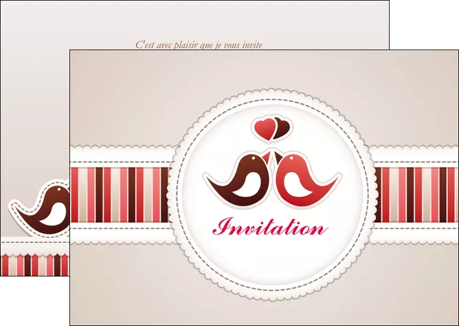 imprimerie flyers carte d anniversaire carton d invitation d anniversaire faire part d invitation anniversaire MLGI15073