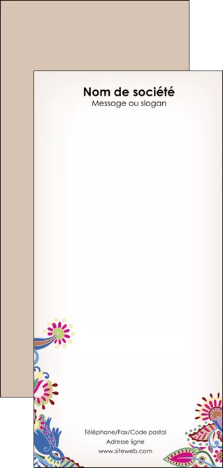 creation graphique en ligne flyers fleuriste et jardinage ornement ornementation decor MLIGLU15133