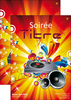 personnaliser modele de affiche discotheque et night club abstract audio backdrop MLIG15363
