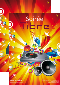 imprimer flyers discotheque et night club abstract audio backdrop MLGI15365