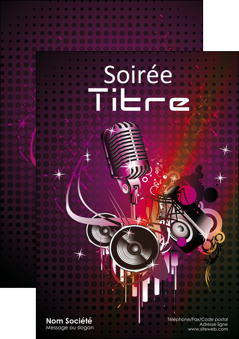 creer modele en ligne flyers discotheque et night club abstract adore advertise MIDCH15463