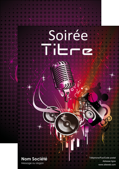 cree affiche discotheque et night club abstract adore advertise MIFBE15465