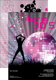 faire affiche discotheque et night club abstract background banner MIF15471