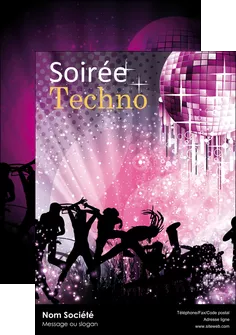 creer modele en ligne affiche discotheque et night club isco discotheque disk MLGI15507