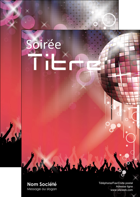 exemple flyers discotheque et night club abstract adore advertise MLGI15575