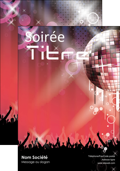 imprimer affiche discotheque et night club abstract adore advertise MLIG15579