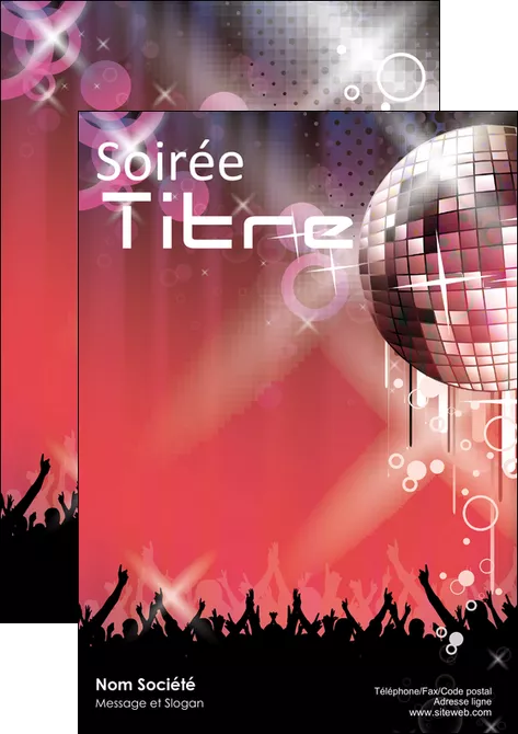 modele flyers discotheque et night club abstract adore advertise MIS15581