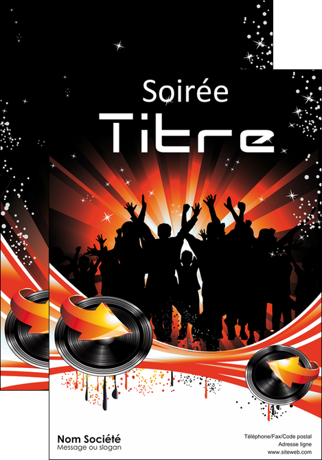creer modele en ligne affiche discotheque et night club abstract background banner MLIG15635