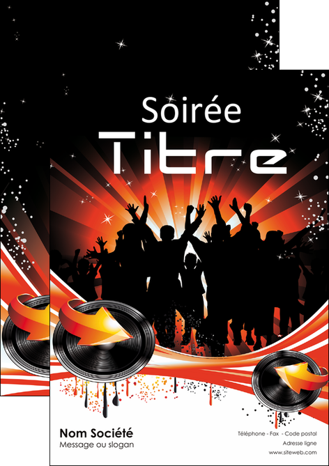 modele en ligne flyers discotheque et night club abstract background banner MMIF15637