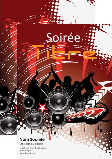 realiser flyers loisirs soiree disco concert MLGI15809