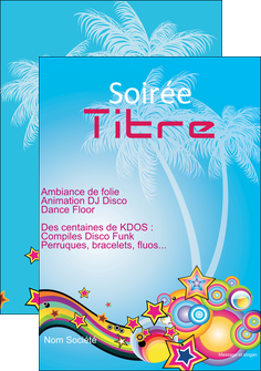 imprimerie affiche discotheque et night club abstract adore advertise MIFCH15827