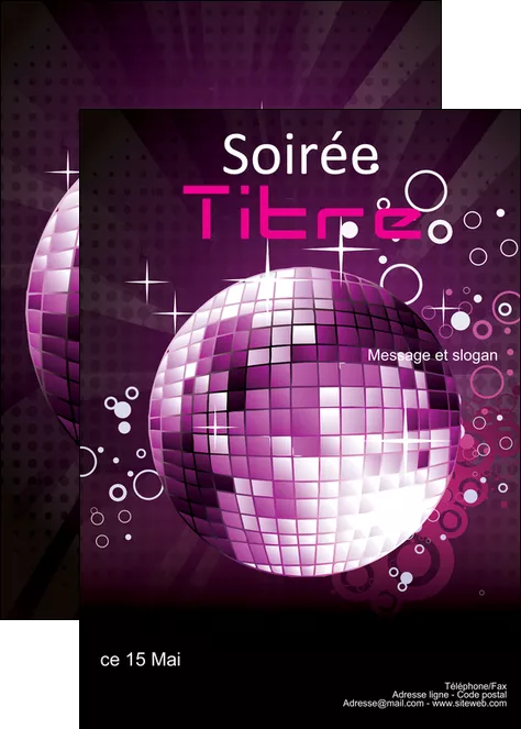 realiser affiche discotheque et night club abstract background banner MLGI15839