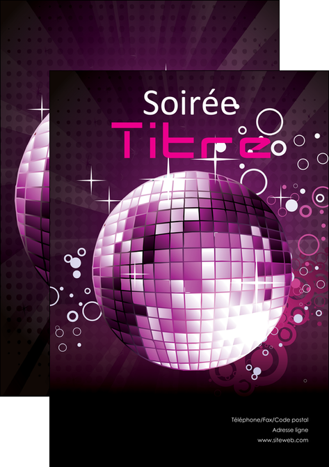 creer modele en ligne flyers discotheque et night club abstract background banner MMIF15841