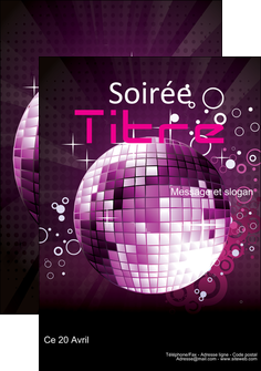 personnaliser modele de affiche discotheque et night club abstract background banner MIFBE15845
