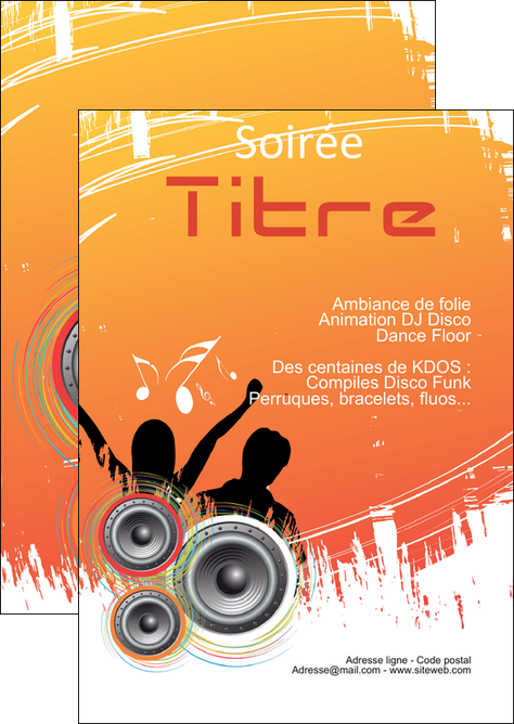 realiser flyers discotheque et night club ambiance ambiance de folie bal MLIGBE15893