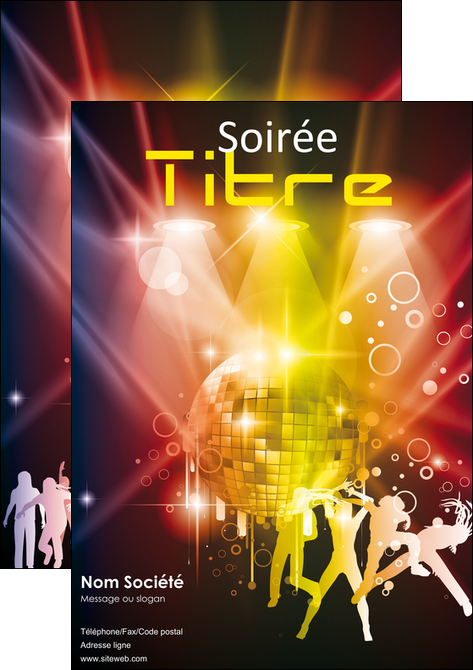 imprimerie affiche discotheque et night club soiree bal boite MLIGLU15931