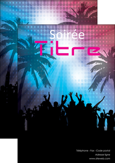 modele flyers discotheque et night club soiree bal boite MIF15951
