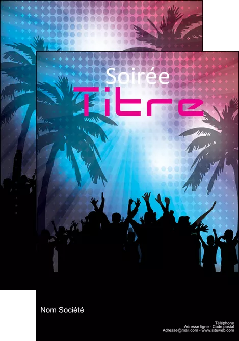 faire affiche discotheque et night club soiree bal boite MLGI15953