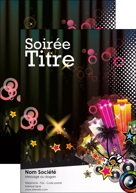 impression flyers discotheque et night club son baffle boite de nuit MLIGLU15963