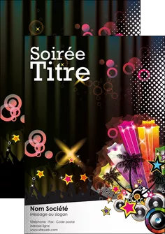impression flyers discotheque et night club son baffle boite de nuit MIFBE15963